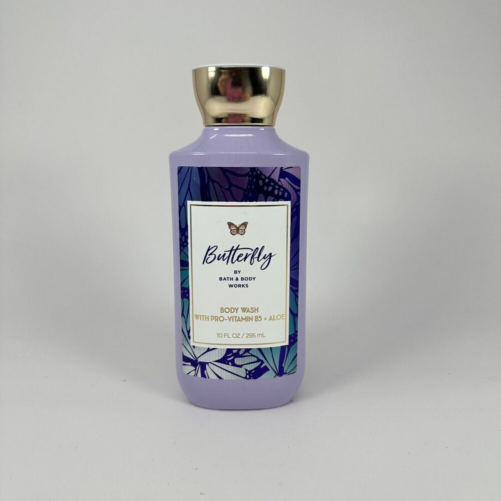 New Bath &‎ Body Works Butterfly Shower Gel /Body Wash 10 oz